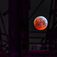 The Moon visible from Duisburg, Germany in January 2020.